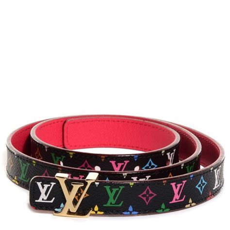 louis vuitton multicolor belt men|authentic Louis Vuitton belt.